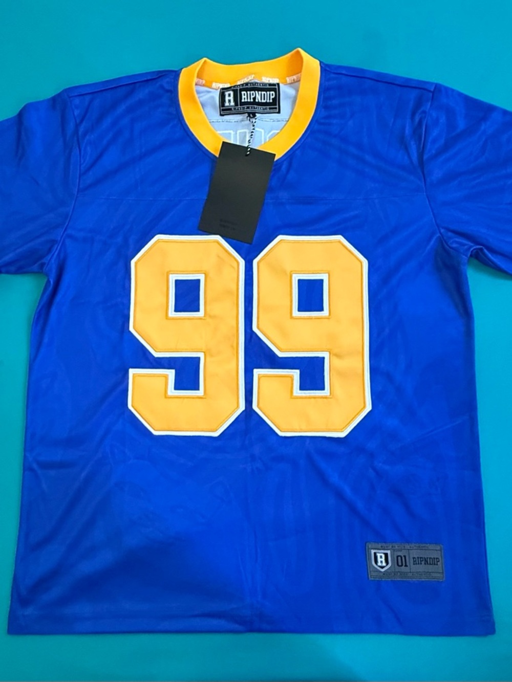 Ripndip Blue & Gold Number 99 Jersey